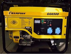 Генератор Champion GG6500, 220 В, 5.5кВт